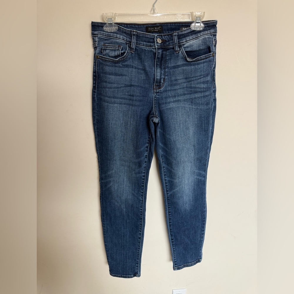 Judy Blue Miles City Mid Rise Cuffed Slim Fit Jeans 9/29 - Picture 3 of 8